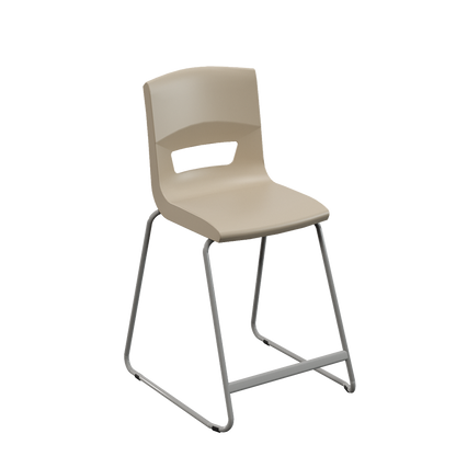 Postura+ High Back Stool - Naturals