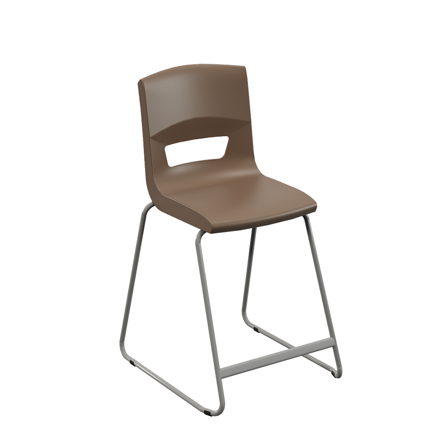 Postura+ High Back Stool - Naturals