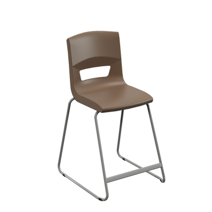 Postura+ High Back Stool - Naturals