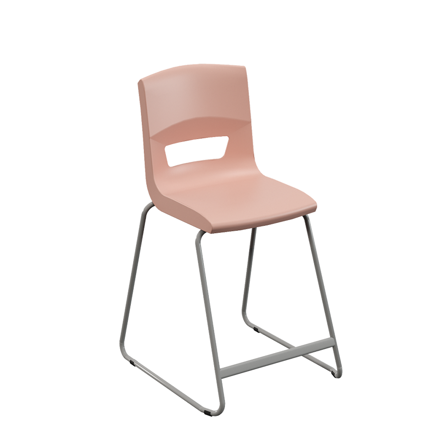 Postura+ High Back Stool - Naturals