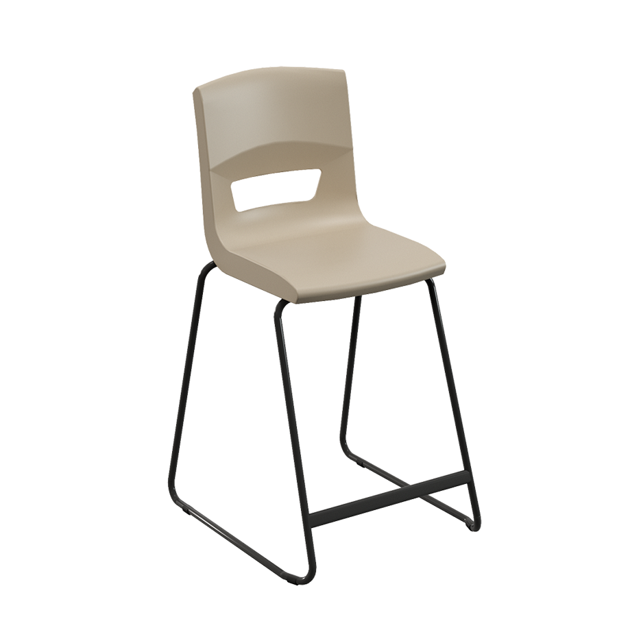 Postura+ High Back Stool - Naturals