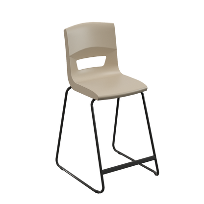 Postura+ High Back Stool - Naturals