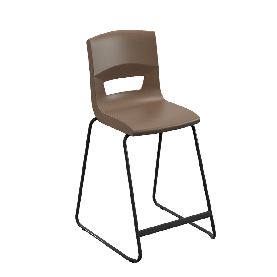 Postura+ High Back Stool - Naturals