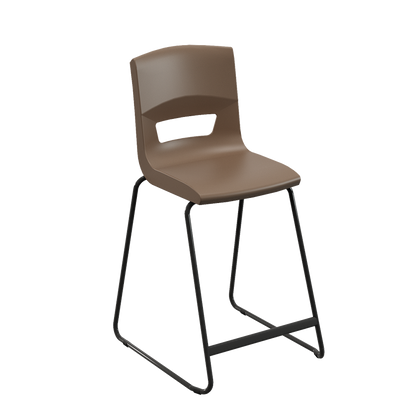 Postura+ High Back Stool - Naturals