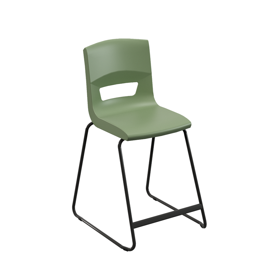Postura+ High Back Stool - Naturals
