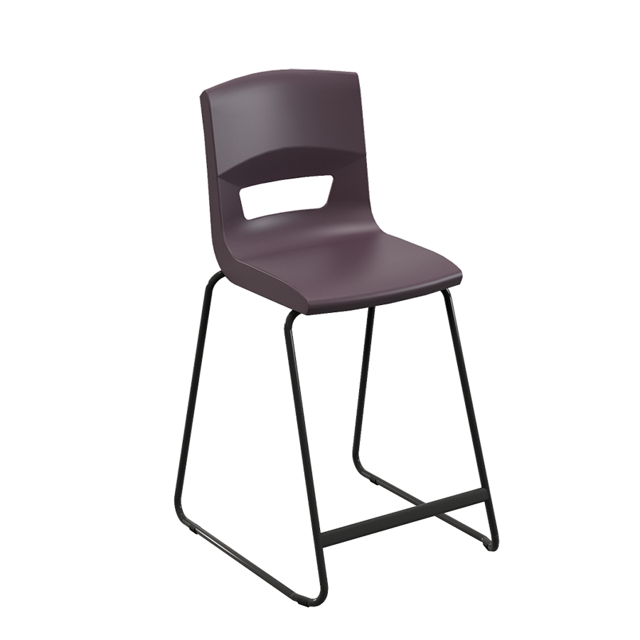 Postura+ High Back Stool - Naturals