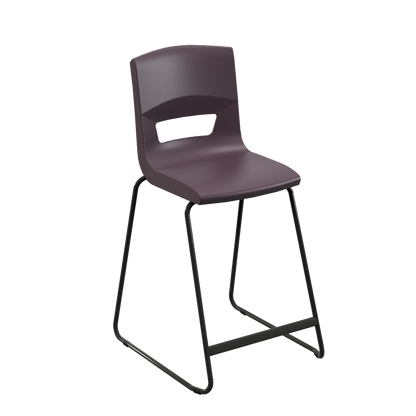 Postura+ High Back Stool - Naturals