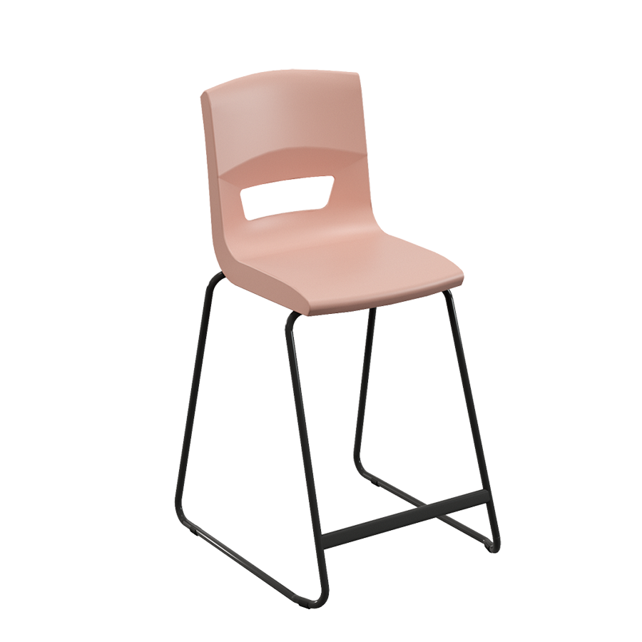 Postura+ High Back Stool - Naturals