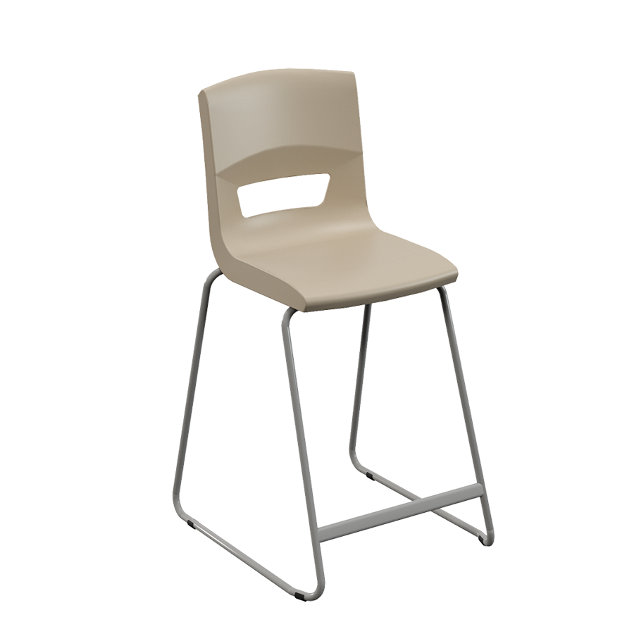Postura+ High Back Stool - Naturals