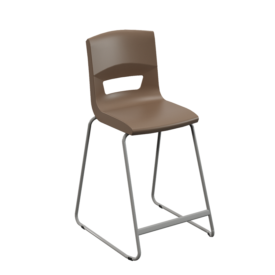 Postura+ High Back Stool - Naturals