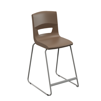 Postura+ High Back Stool - Naturals