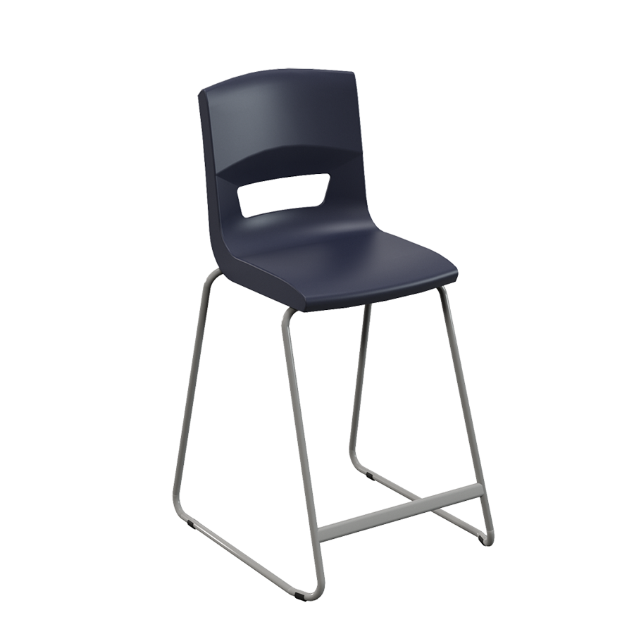 Postura+ High Back Stool - Naturals