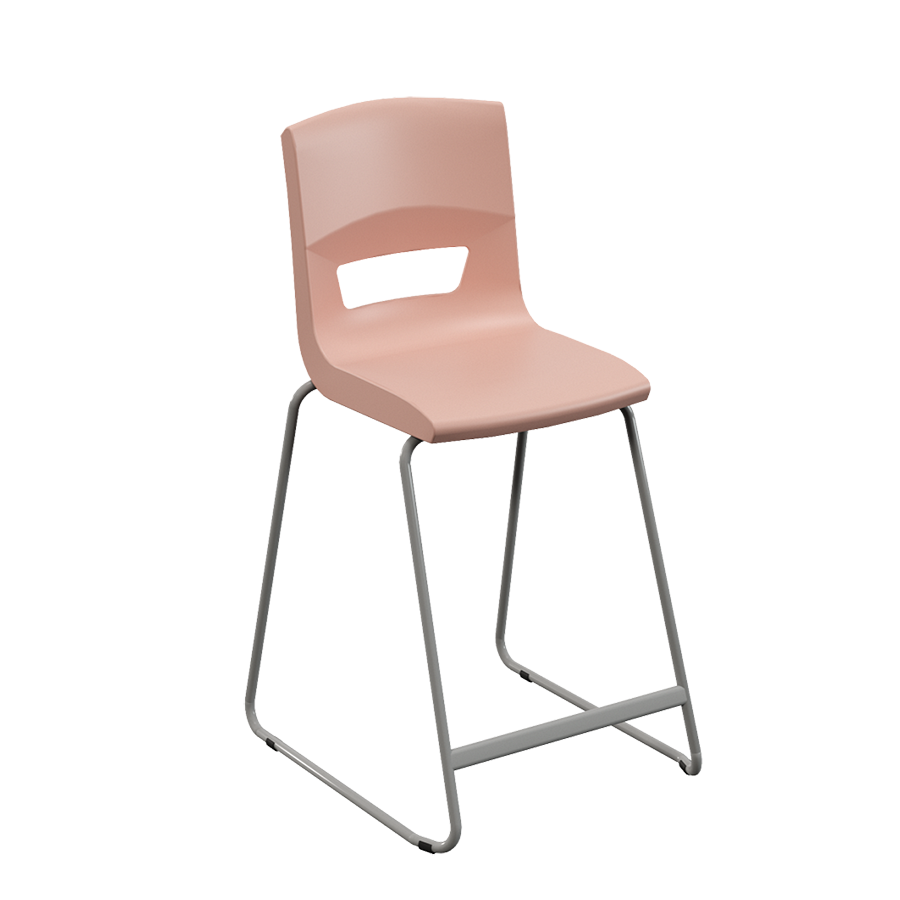 Postura+ High Back Stool - Naturals
