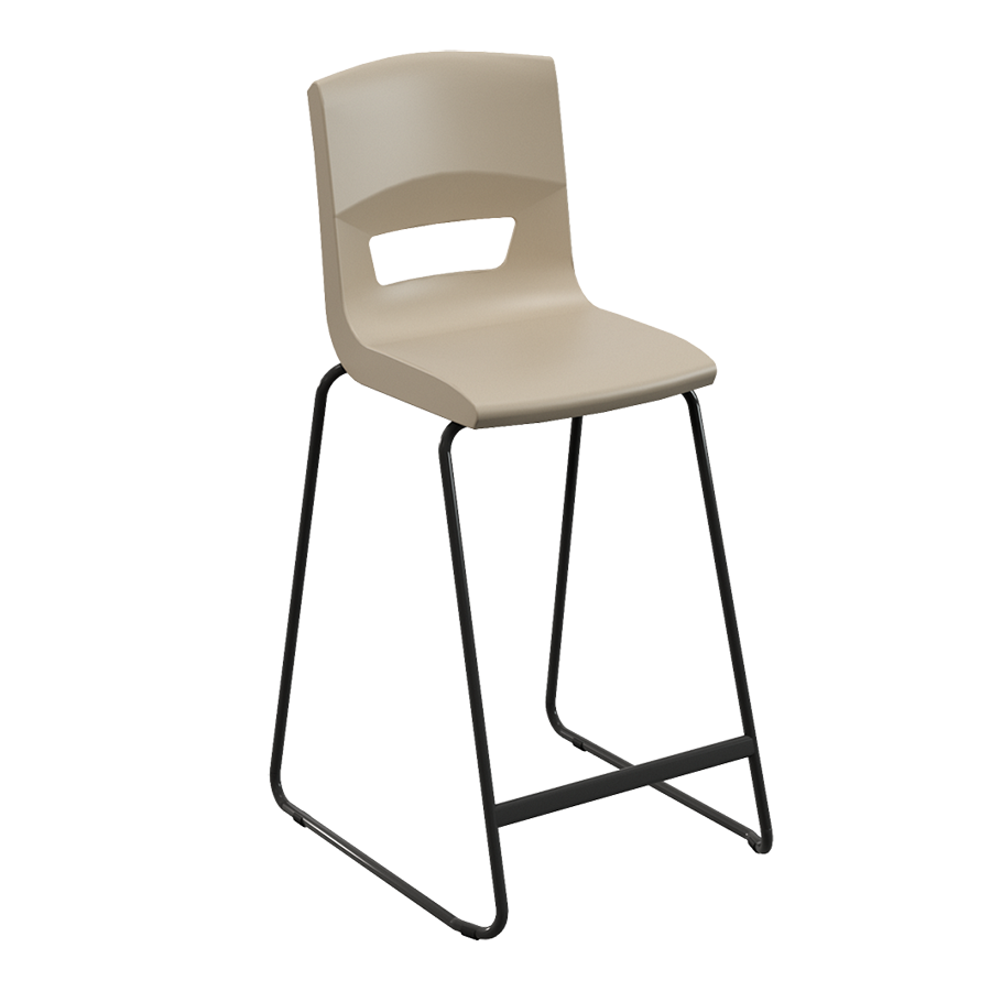 Postura+ High Back Stool - Naturals