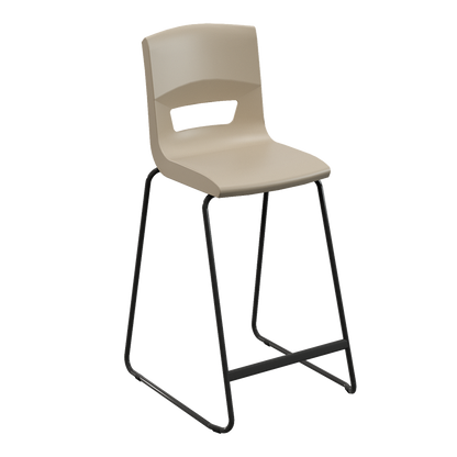 Postura+ High Back Stool - Naturals