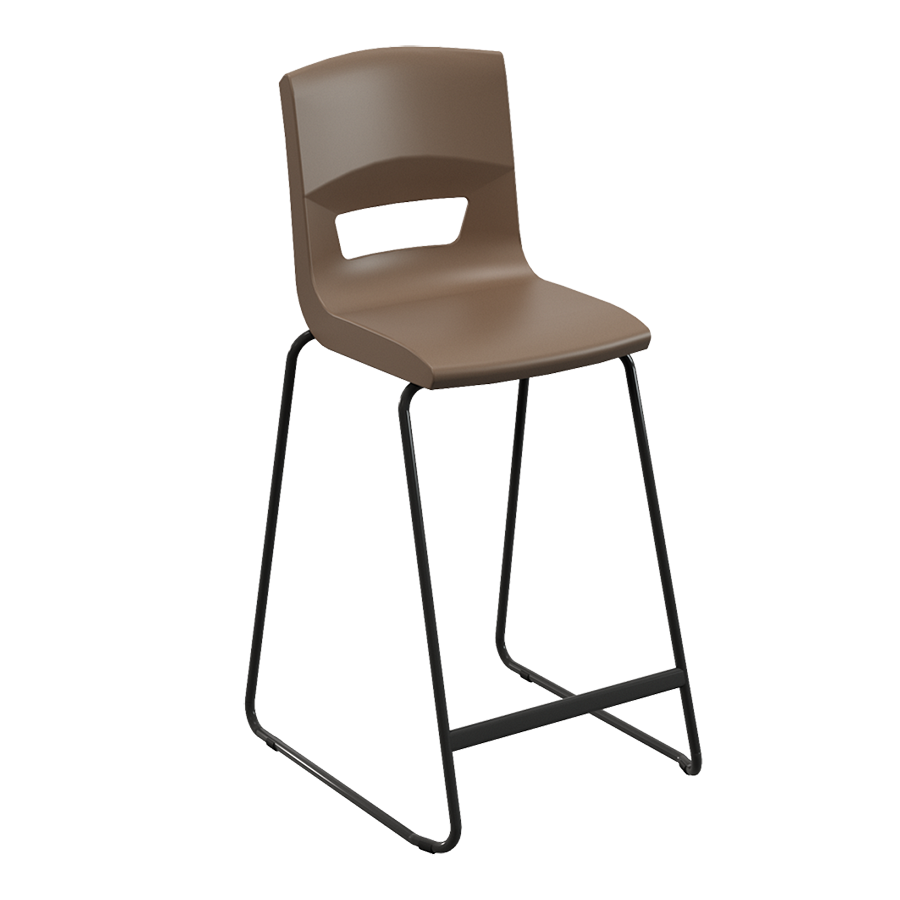 Postura+ High Back Stool - Naturals