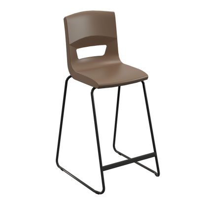 Postura+ High Back Stool - Naturals