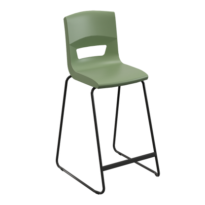 Postura+ High Back Stool - Naturals