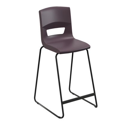 Postura+ High Back Stool - Naturals