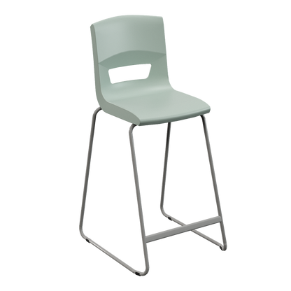 Postura+ High Back Stool - Naturals