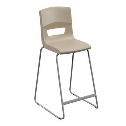 Postura+ High Back Stool - Naturals