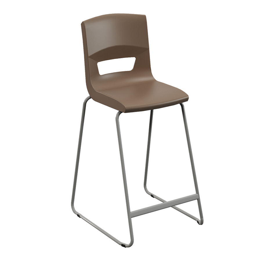Postura+ High Back Stool - Naturals