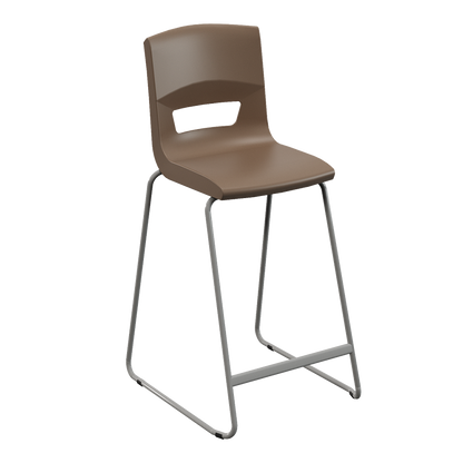 Postura+ High Back Stool - Naturals