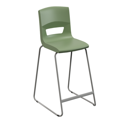 Postura+ High Back Stool - Naturals