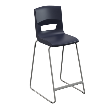 Postura+ High Back Stool - Naturals
