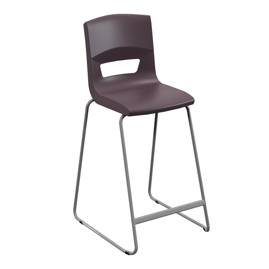 Postura+ High Back Stool - Naturals