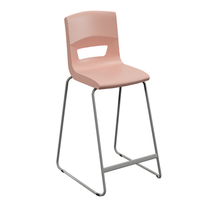 Postura+ High Back Stool - Naturals