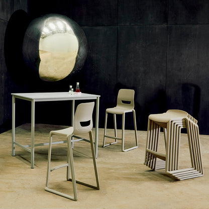 Postura+ One Piece High Back Stool