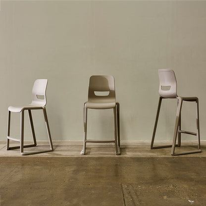 Postura+ One Piece High Back Stool