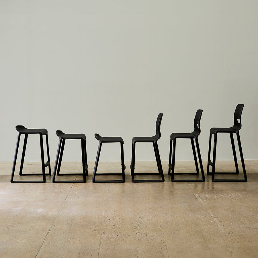 Postura+ One Piece High Back Stool