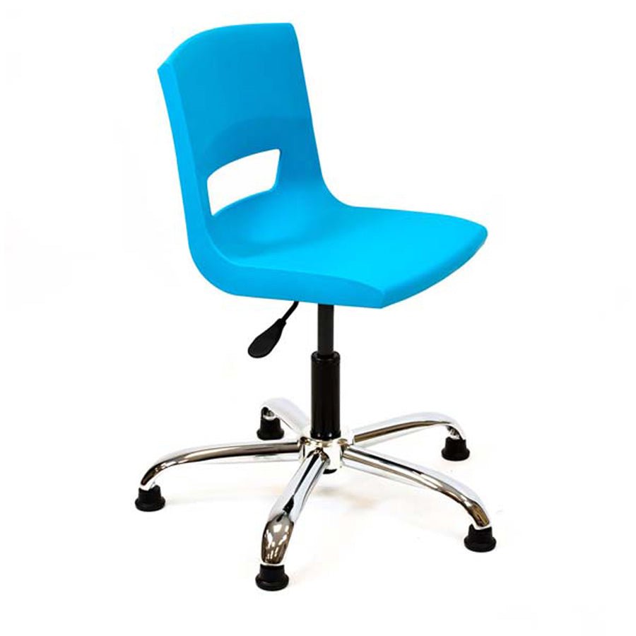 Postura+ Task Chair with Chrome Base Aqua Blue