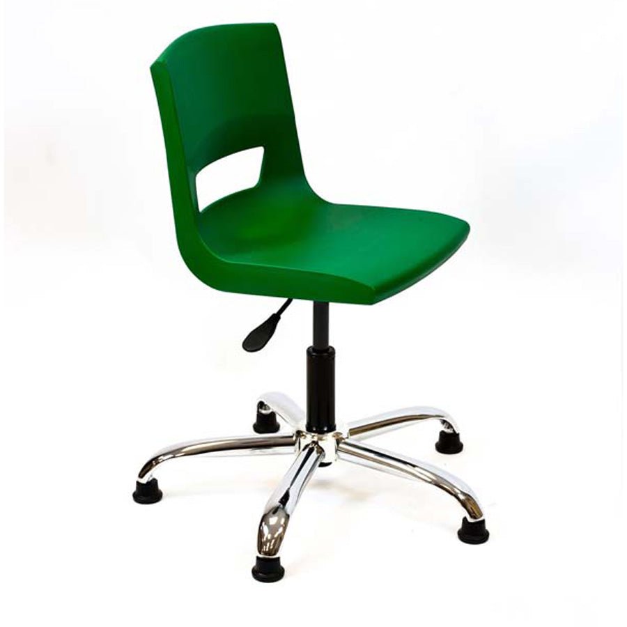 Postura+ Task Chair with Chrome Base Forest Green