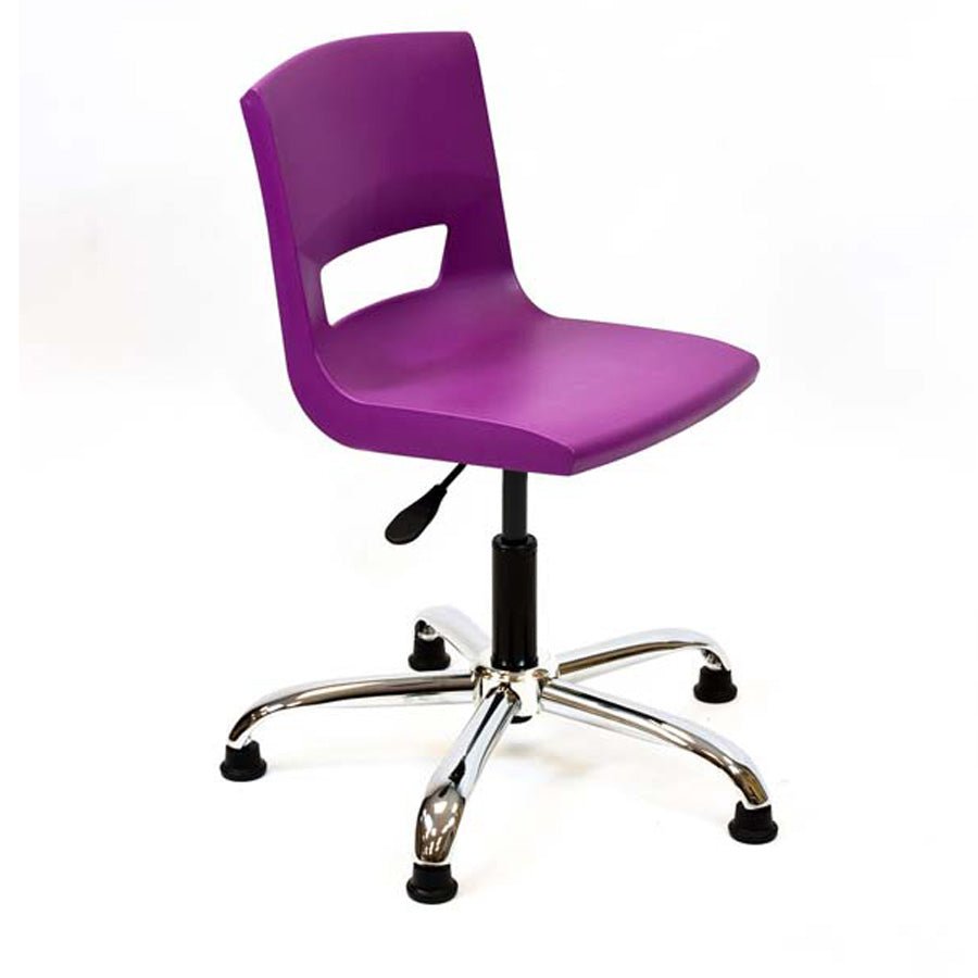 Postura+ Task Chair with Chrome Base Grape Crush