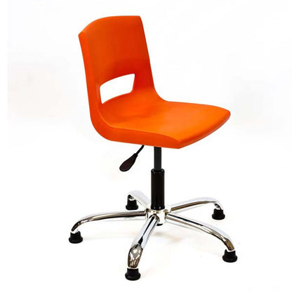Postura+ Task Chair with Chrome Base Poppy Red