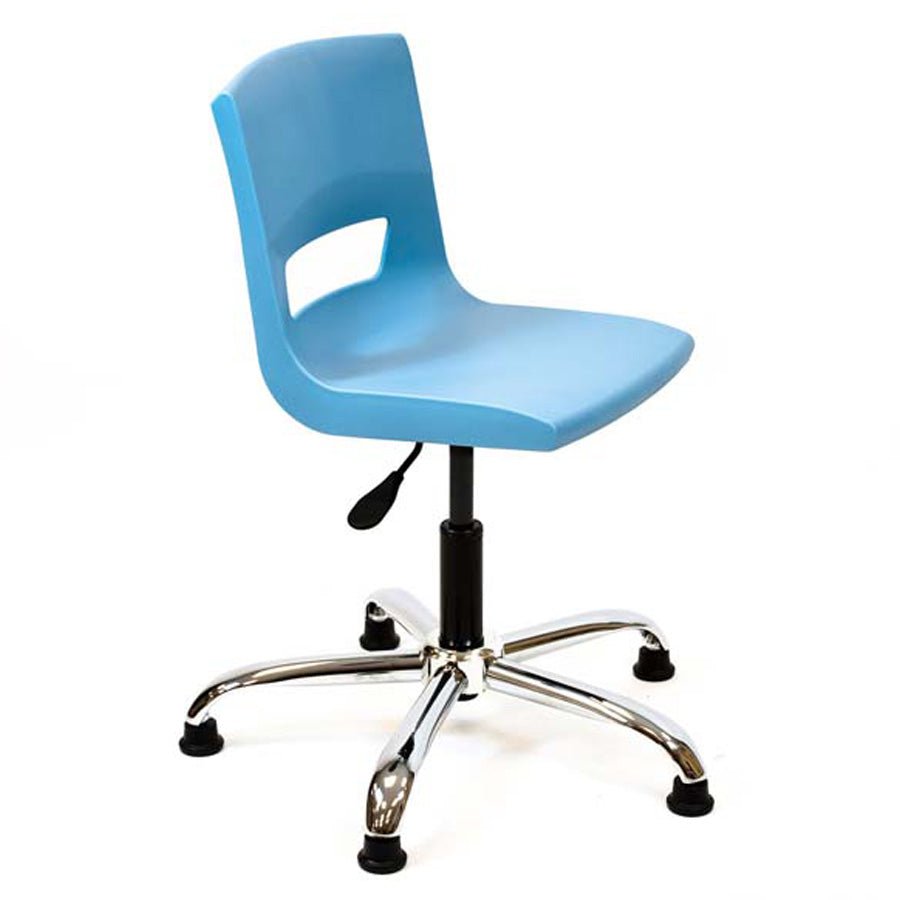 Postura+ Task Chair with Chrome Base Powder Blue
