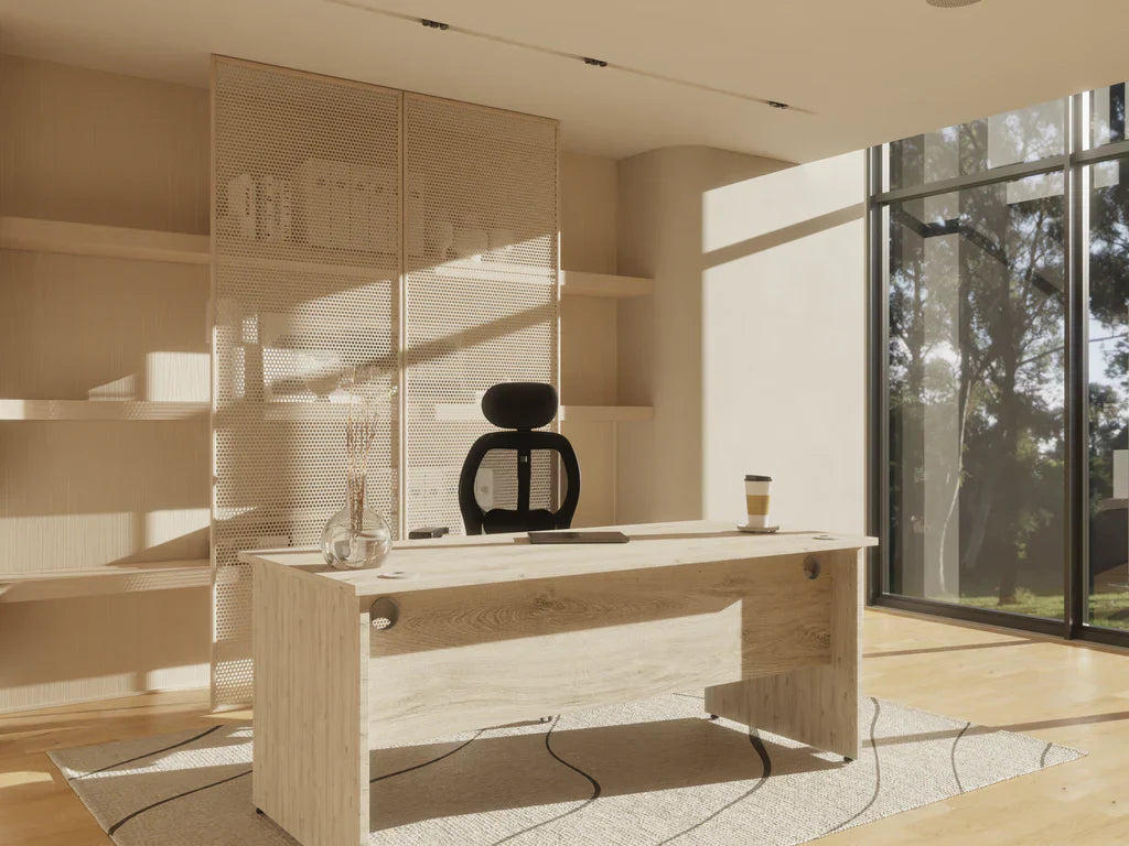 Impulse Panel End Rectangular Desk
