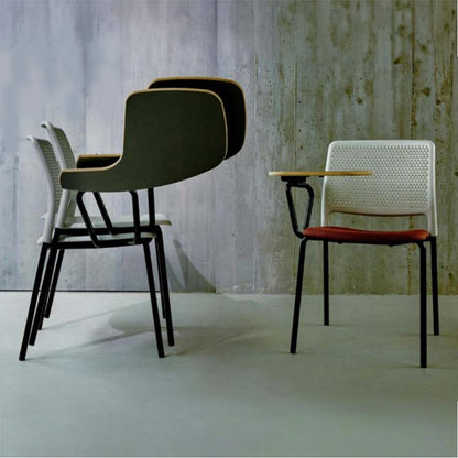 Grafton Stacking 4 Leg Chair with Writing Table