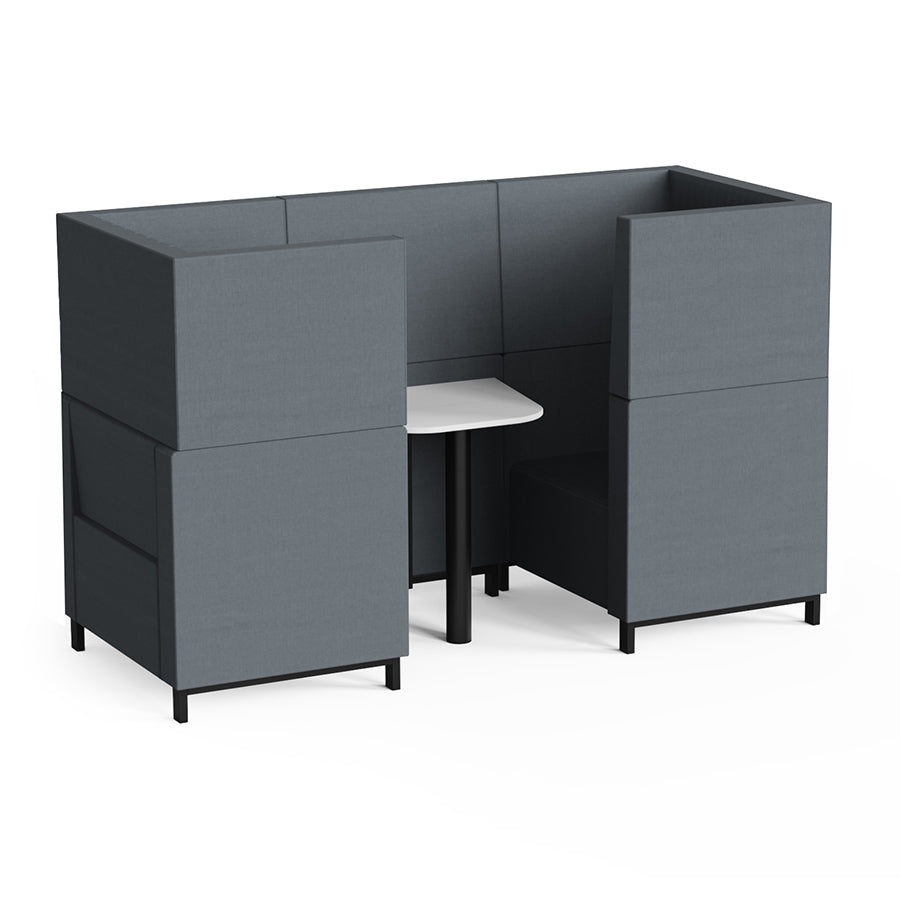 Brixton High Back Meeting Booth 2 Seater