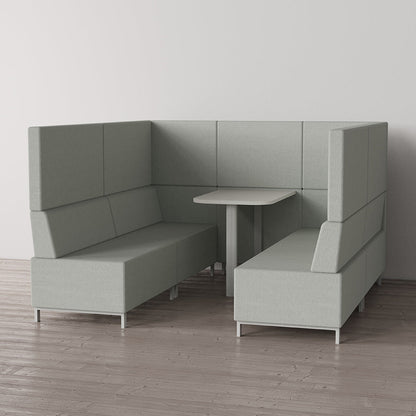 Brixton High Back Meeting Booth 2 Seater
