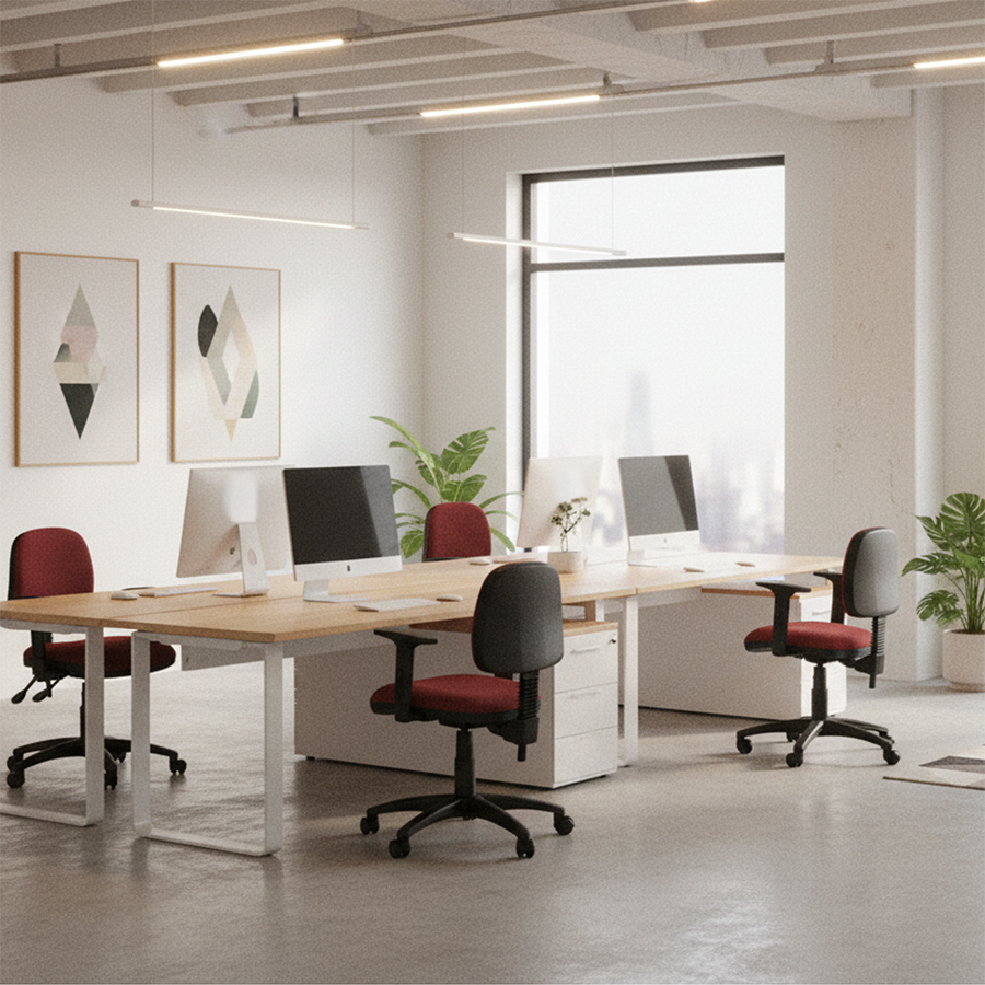 Summit Operator Low Back Task Chair SCT41ADJ Render 2