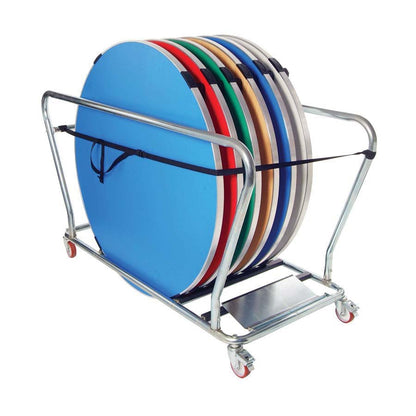 Contour 25 Round Folding Table Trolley