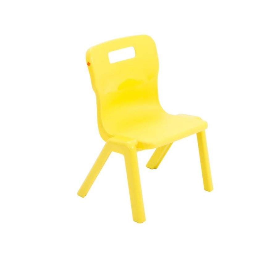 Titan Poly One Piece Chair Size Mark 1 SH260 Yellow