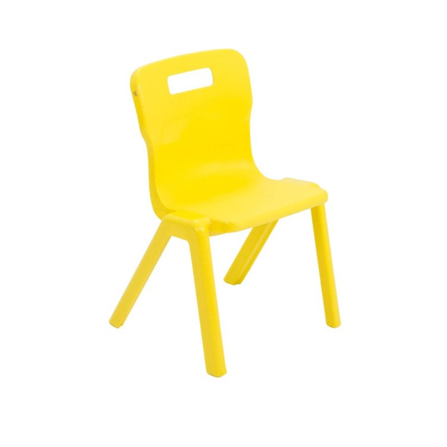 Titan Poly One Piece Chair Size Mark 2 SH310 yellow