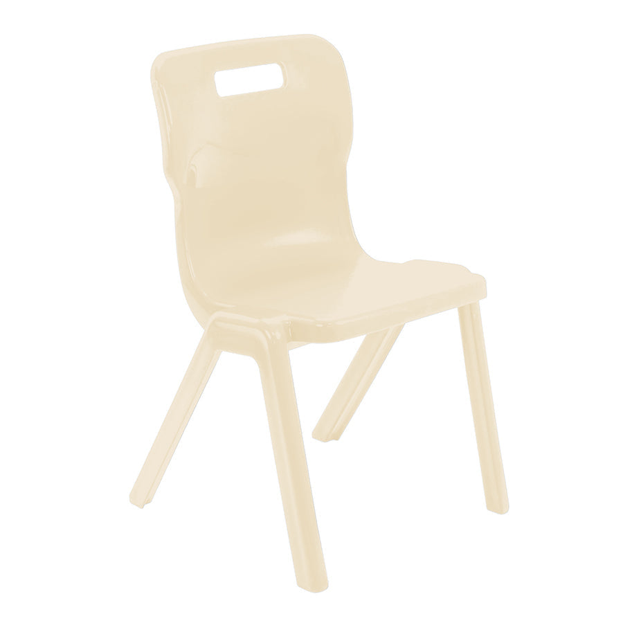 Titan Recycled Retold Poly One Piece Chair CS30692 Sand