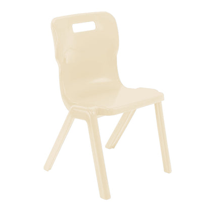 Titan Recycled Retold Poly One Piece Chair CS30692 Sand