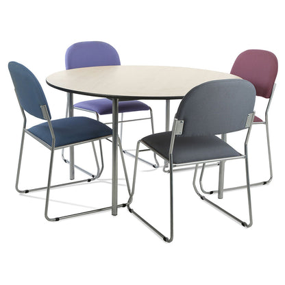 Elite Sled Base Stacking Upholstered Chair